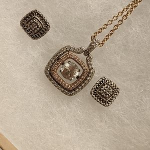 Unstoppable Love Necklace Earrings Set